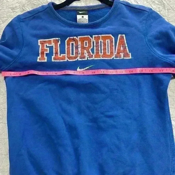 Nike Vintage Kids Florida Gators Blue Sweatshirt UF NCAA size Large - Picture 5 of 6